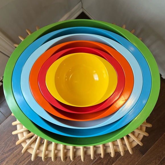 Crate&Barrel Kitchen Crate Barrel Melamine Mixing Bowl Set Poshmark